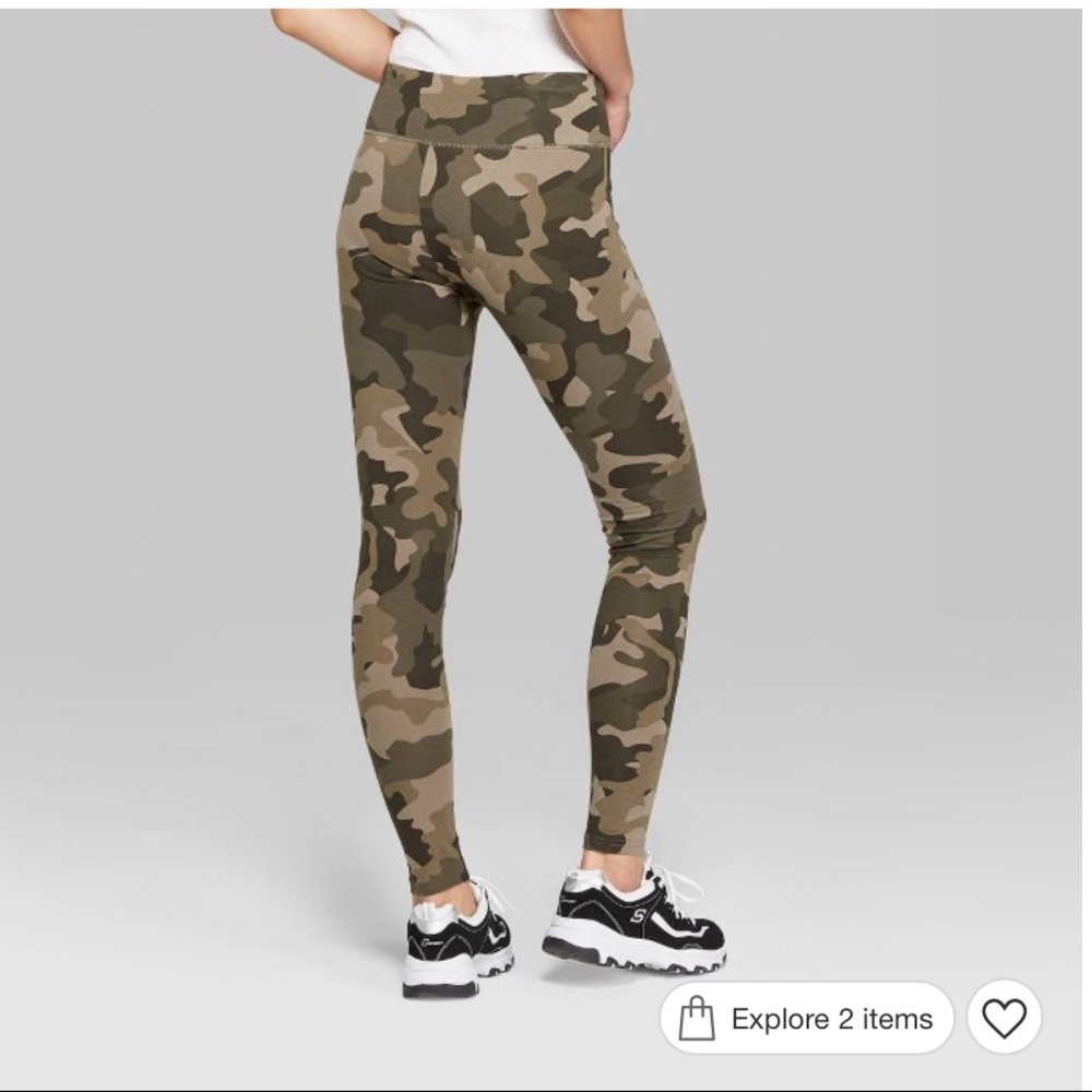 High Waisted Camo leggings
